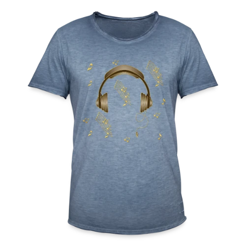 Casque Audio : Rythme & Style - T-shirt vintage Homme