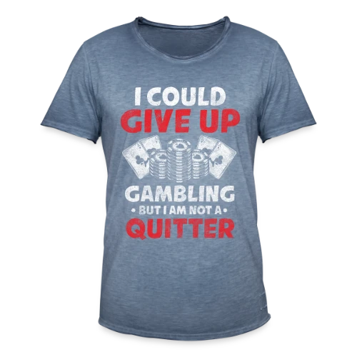 Maître du Skat et du Poker - T-shirt vintage Homme
