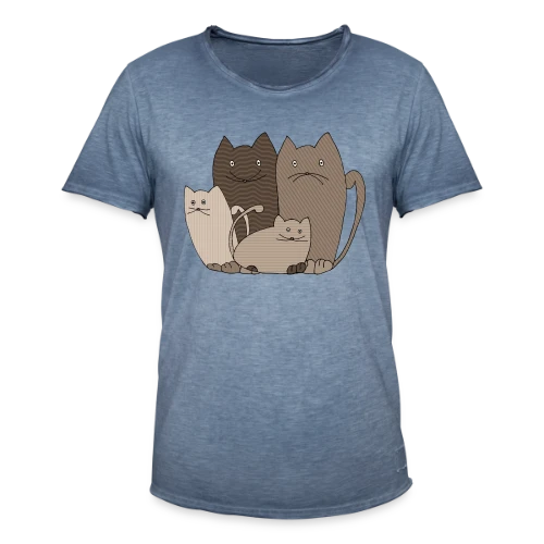 Le Chat Mignon - T-shirt vintage Homme