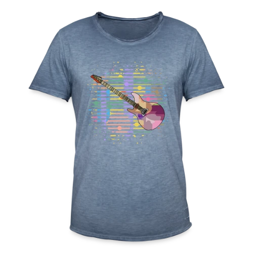 Guitare Passion - T-shirt vintage Homme