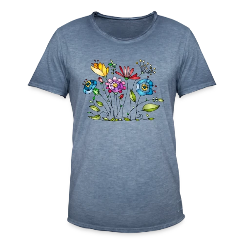 Douceur Florale - T-shirt vintage Homme