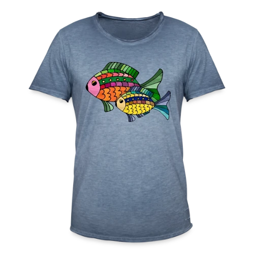 Passion Pêcheur - T-shirt vintage Homme
