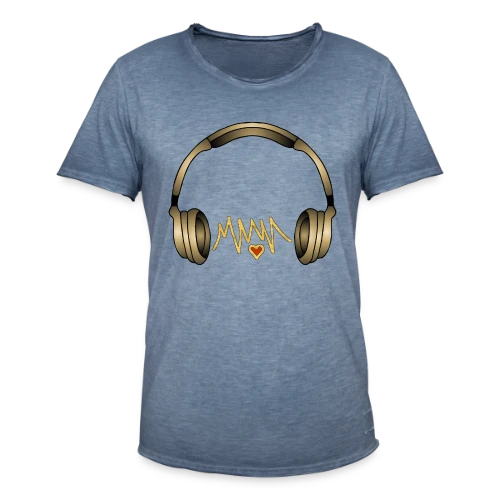 Casque Audio Style Urbain - T-shirt vintage Homme