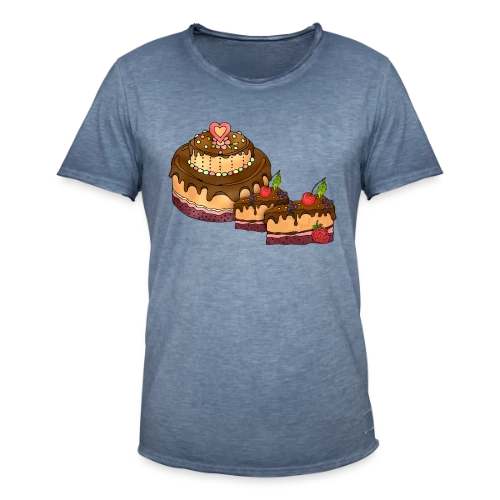 Gâteau Festif - T-shirt vintage Homme