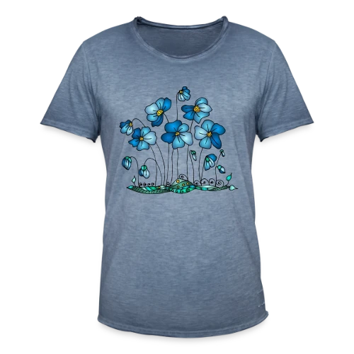 Harmonie Florale - T-shirt vintage Homme