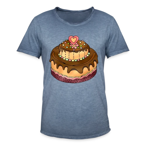 Gâteau Festif - T-shirt vintage Homme