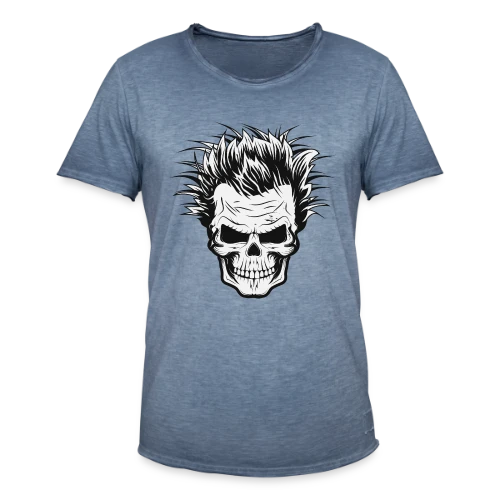Crâne de Savant Fou - T-shirt vintage Homme