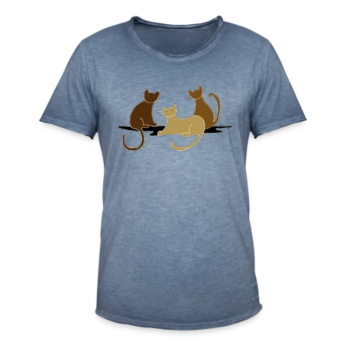 L'Amour des Chats - T-shirt vintage Homme