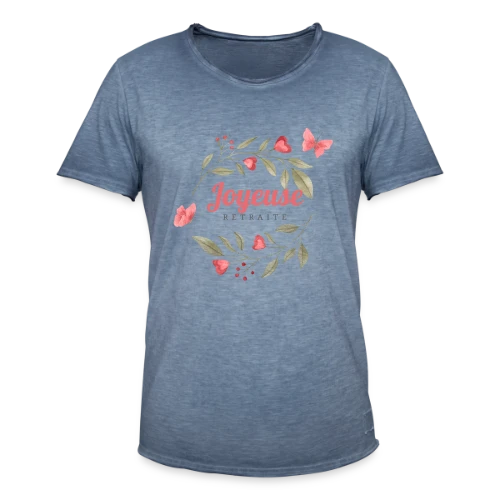Joyeuse Retraite : L'Humour au Rendez-vous ! - T-shirt vintage Homme