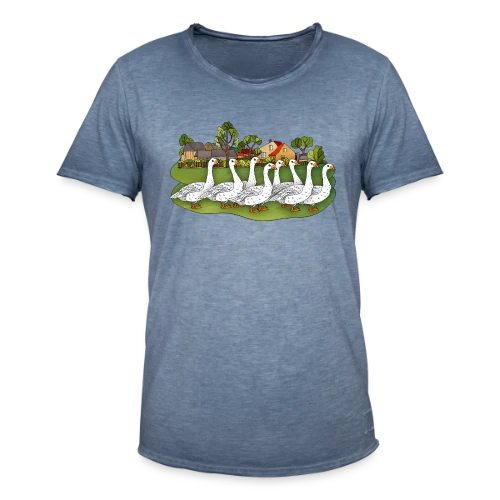 L'Oie Élégante - T-shirt vintage Homme