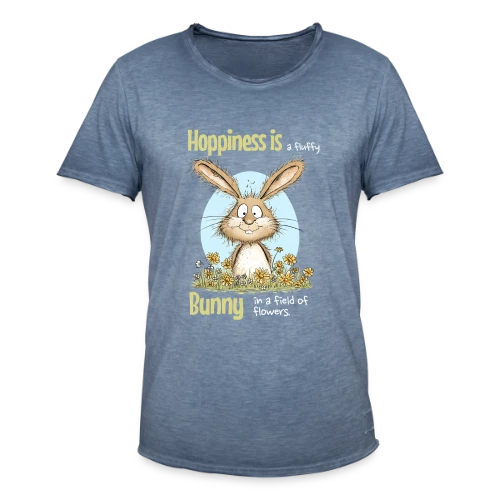 Lapin Printanier et Pâques - T-shirt vintage Homme