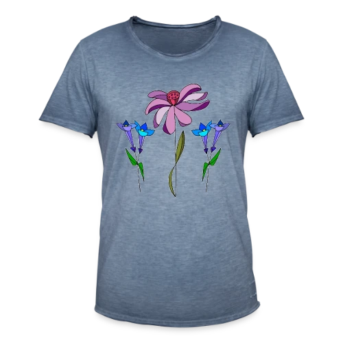 Éclat Floral - T-shirt vintage Homme