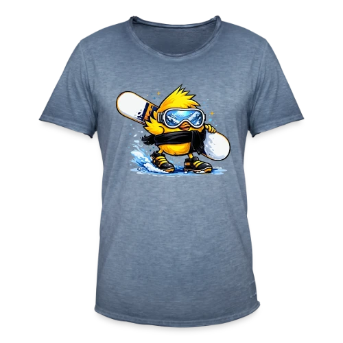 T-shirt Snowboardeur Déglingué - T-shirt vintage Homme