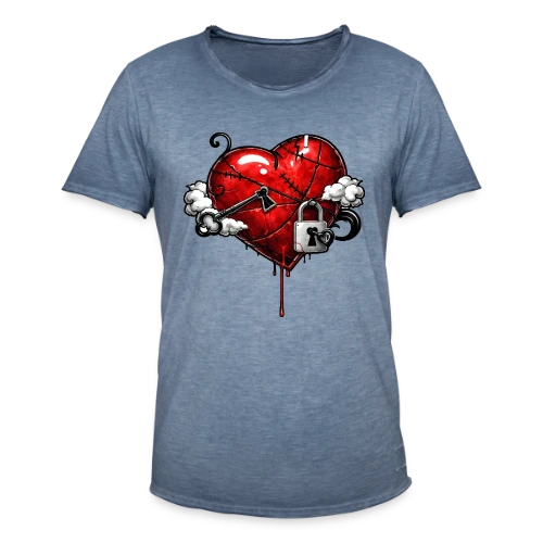 Cœur Résilient - T-shirt vintage Homme