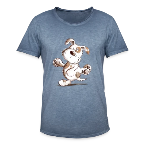 Chien Danseur Joyeux - T-shirt vintage Homme