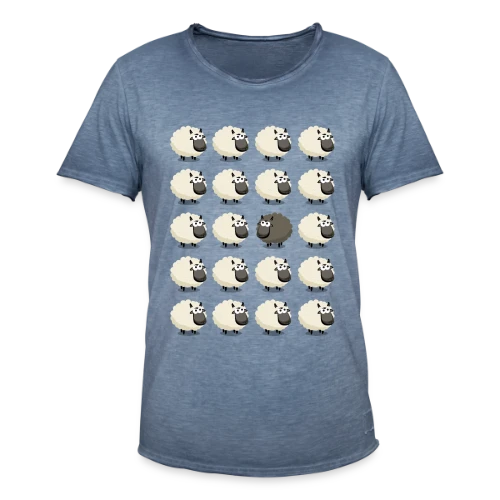 Mouton Noir : L'Esprit Libre - T-shirt vintage Homme
