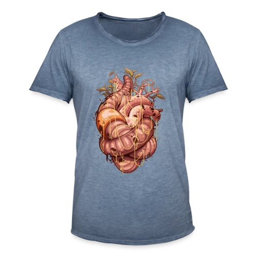 Cœur Intemporel - T-shirt vintage Homme