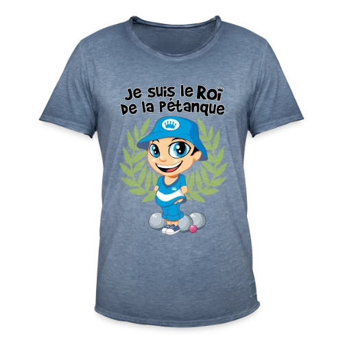 Roi de la pétanque - T-shirt vintage Homme