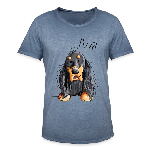 Gordon Setter Rigolo Style BD - T-shirt vintage Homme