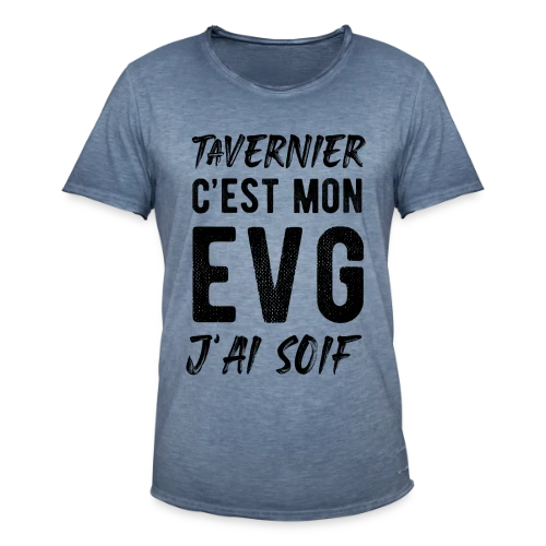 EVG Tavernier J'ai Soif - T-shirt vintage Homme