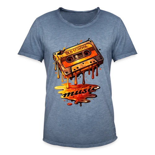 T-shirt Rétro Cassette Audio : L'Esprit 80s - T-shirt vintage Homme