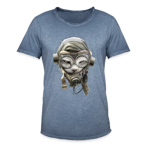 Chat Pilote Champion - T-shirt vintage Homme