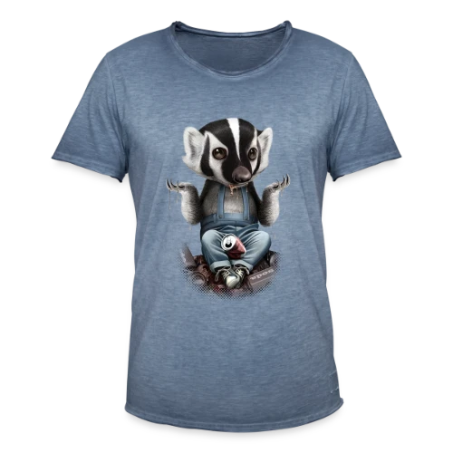 Je m'en fiche, Blaireau Rusé - T-shirt vintage Homme