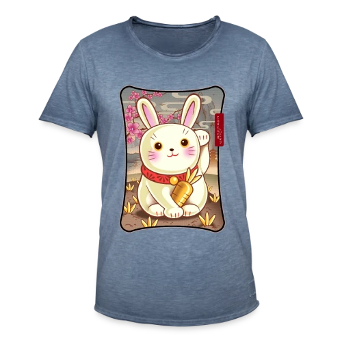 Lapin de la Chance Zen - T-shirt vintage Homme