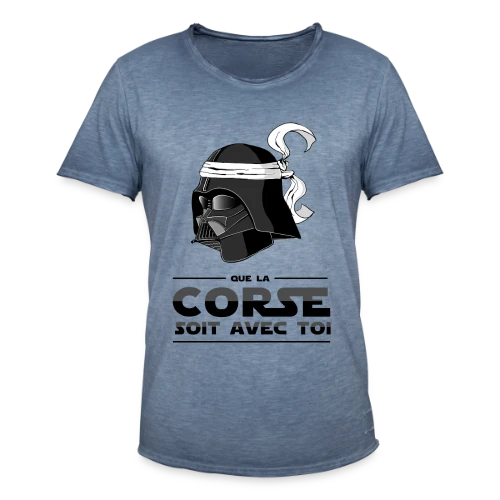 Dark Vador Corse Humour - T-shirt vintage Homme