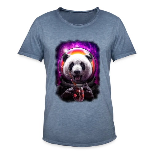 Pandanaut : L'Aventure Spatiale du Panda - T-shirt vintage Homme