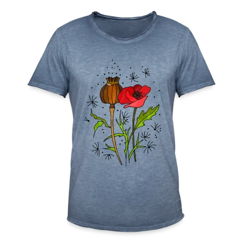 Éclat Floral - T-shirt vintage Homme