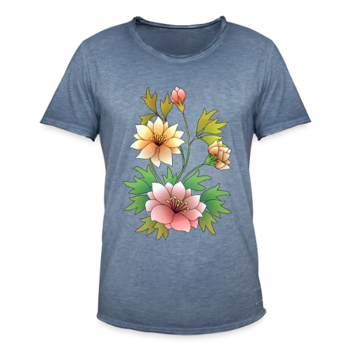 Éclat Floral - T-shirt vintage Homme