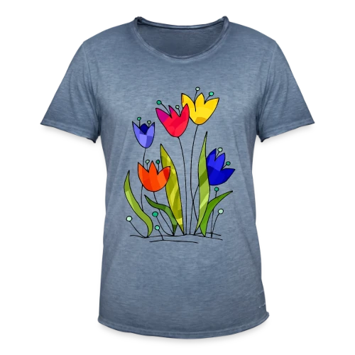 Bouquet de Fleurs - T-shirt vintage Homme