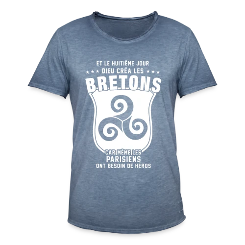 Bretons 8ème Jour - T-shirt vintage Homme