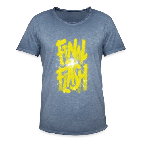 Final Flash : L'Éclat Ultime du Prince Saiyan - T-shirt vintage Homme