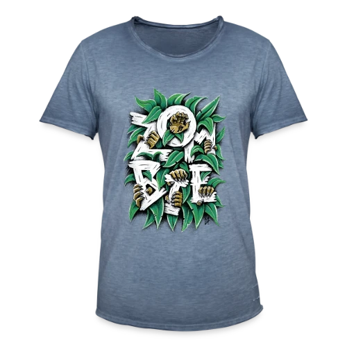 ZOMBIE : Les Griffes Végétales - T-shirt vintage Homme