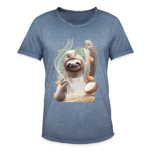Paresseux Maître des Nouilles - T-shirt vintage Homme