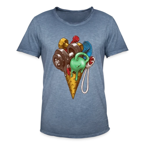 Fitness Givré - T-shirt vintage Homme