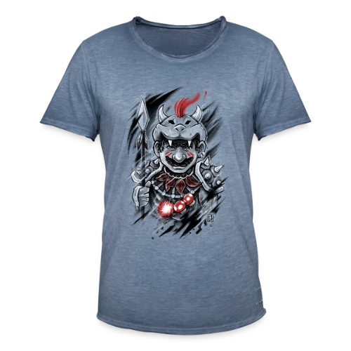 Guerrier Crâne Sauvage - T-shirt vintage Homme