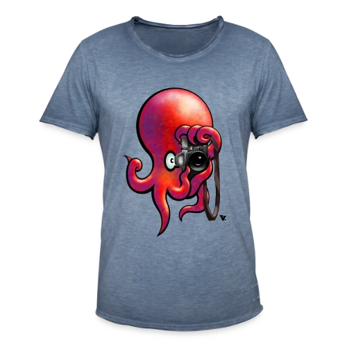 Poulparazzi - Le paparazzi des fonds marins - T-shirt vintage Homme