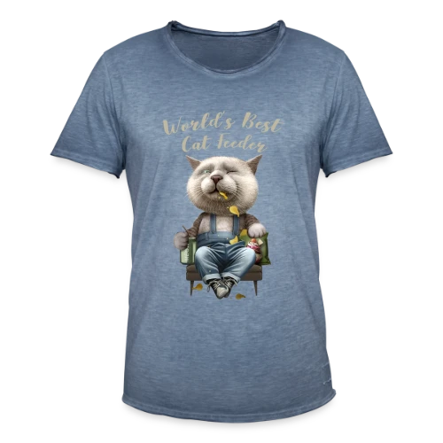Meilleur Nourrisseur de Chats - T-shirt vintage Homme