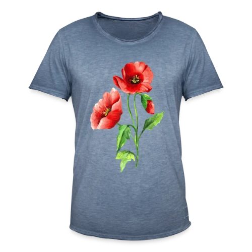 Jardin Fleuri Intemporel - T-shirt vintage Homme
