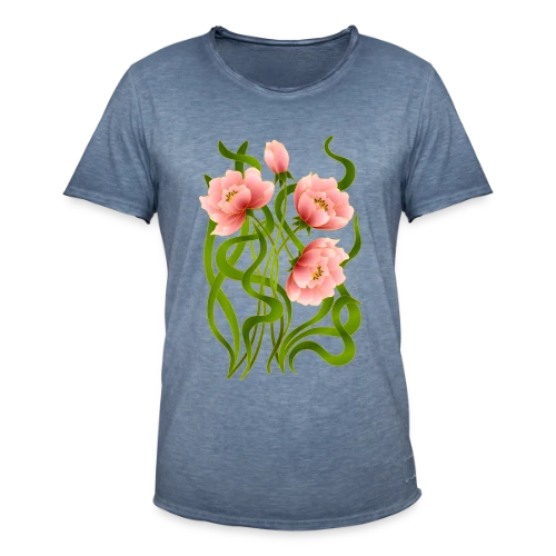 Éclat Floral - T-shirt vintage Homme