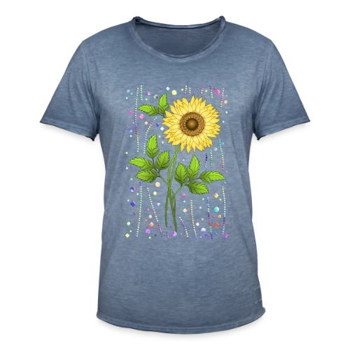 Éclat Floral - T-shirt vintage Homme
