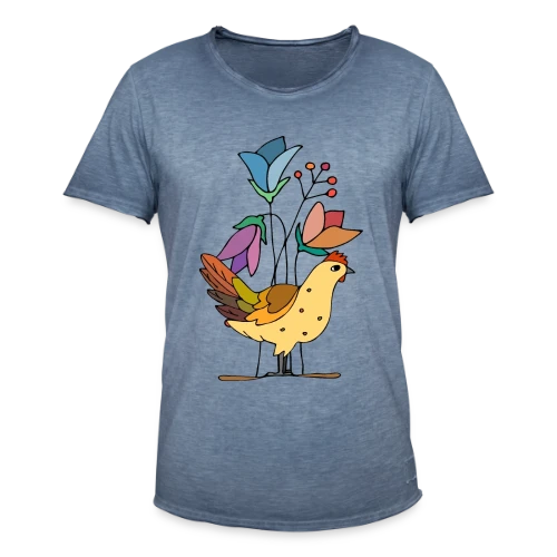 L'Oiseau Majestueux - T-shirt vintage Homme