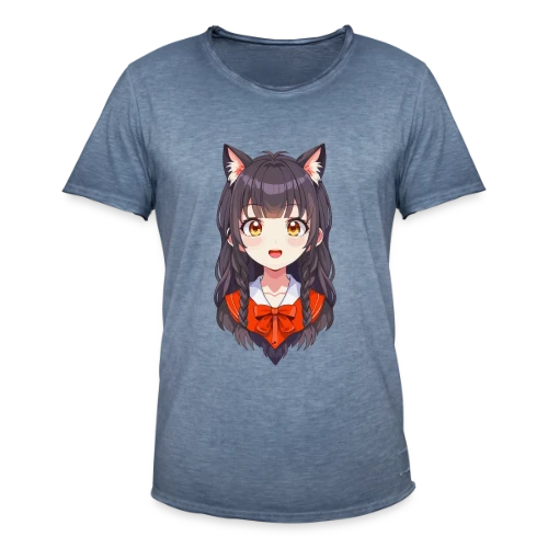 Manga Girl : Pour Fans, Gamers et Cosplayers - T-shirt vintage Homme