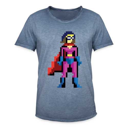 Super-Héroïne Pixel Anna - T-shirt vintage Homme
