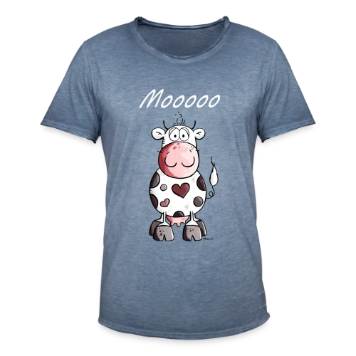 Mooo la Vache Rigolote - T-shirt vintage Homme