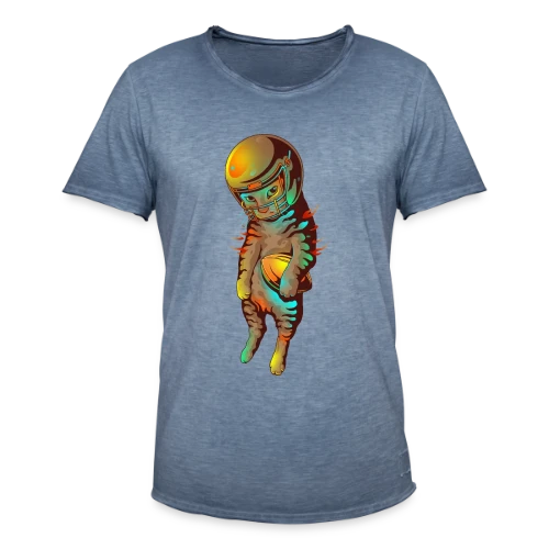 Félin Touchdown - T-shirt vintage Homme