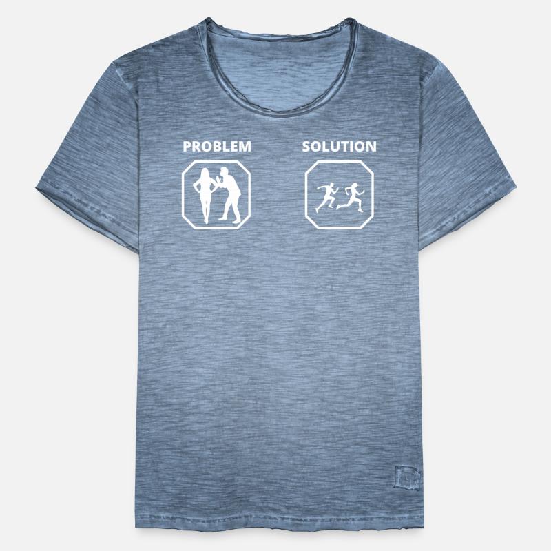 PROBLEM SOLUTION Running Men's Vintage T-Shirt